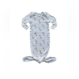 Tres Beau et Belle Size 0-6 Months Giraffe Tie Gown